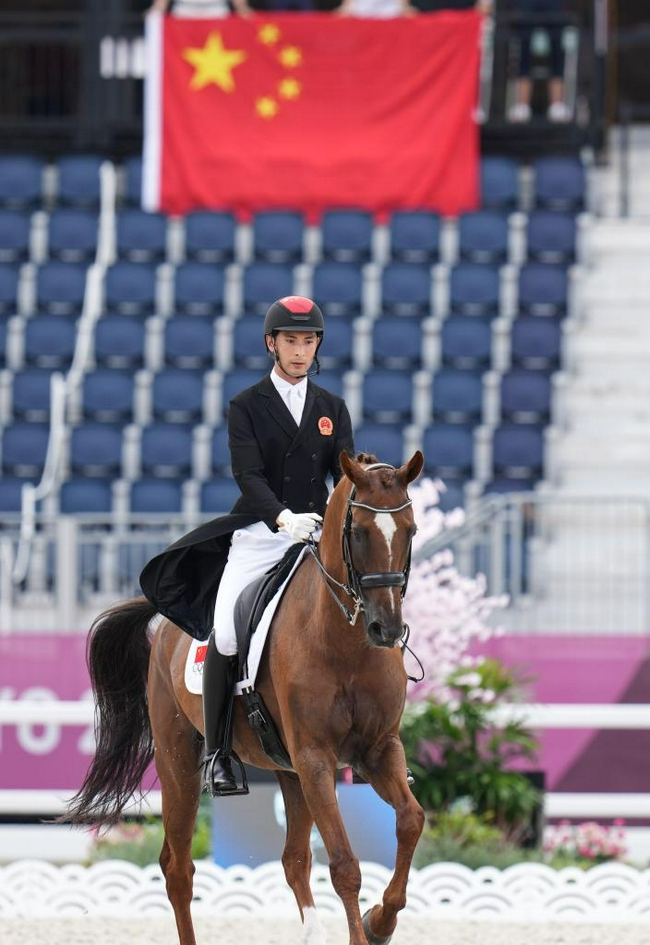 华天带领中国队获得马术三项赛团体赛第9