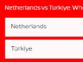 欧足联官网荷兰VS土耳其晋级比例:荷兰晋级37%