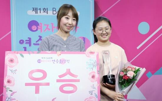 金恩智（右）未来可能成为仲邑堇的强大对手