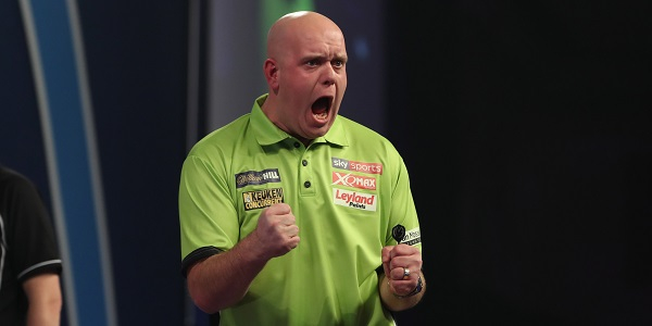 Michael van Gerwen&nbsp;5-4&nbsp;Raymond van Barneveld