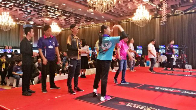 袁欣成在城市杯比赛中