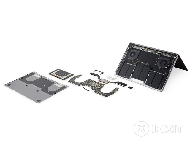 新13英寸MacBook Pro拆解:电池更沉 电源键盘重新设计