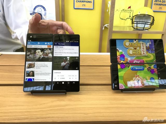 中兴双屏折叠手机Axon M图集