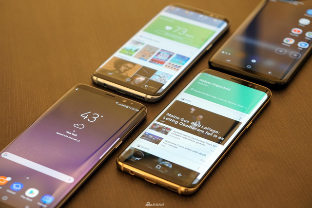 三星S8系列真机图赏:无边框效果的进化史