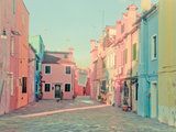 鲜艳的彩色 意大利色彩岛的童话世界