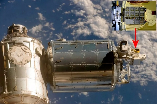 　搭载在国际空间站的微生物设施 | 图源：Horneck G， et al。 2010。