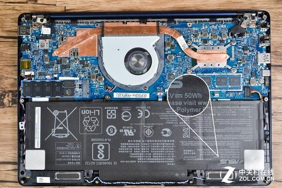 华硕U3100UN电池容量50Wh