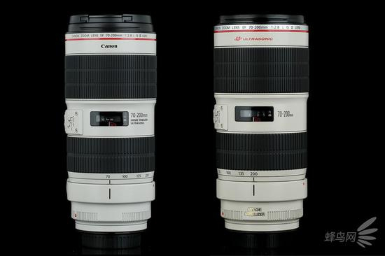 佳能EF 70-200mm f/2.8L IS III USM对比