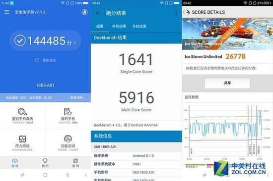 360 N7 Lite软件跑分