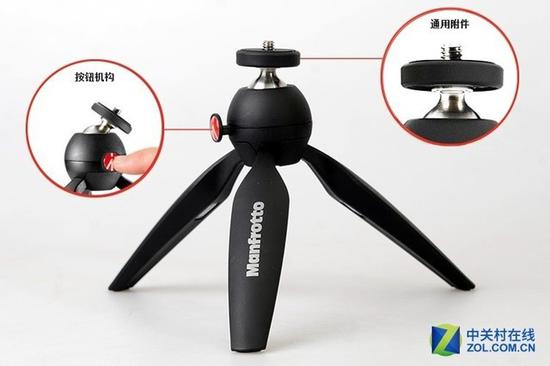 桌面级别的三脚架携带更轻松