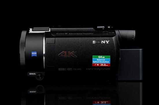 索尼4K摄像机AX60机身右侧