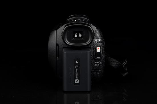 索尼4K摄像机AX60机身背面