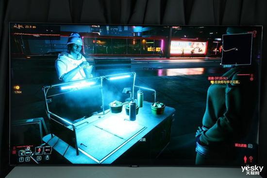  暗场景中的灯光