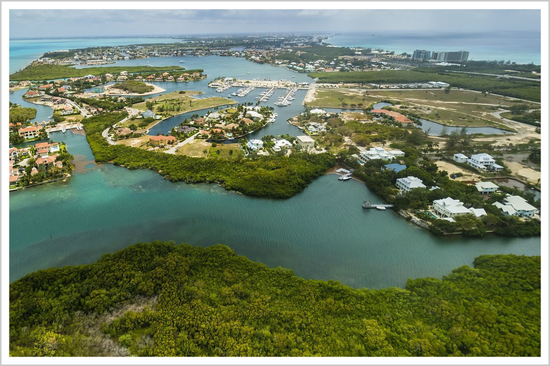 ▲加勒比海岸的开曼群岛