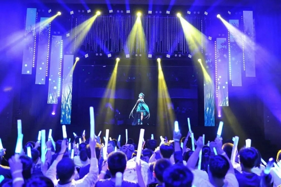 国内初代虚拟偶像“洛天依”｜图源：洛天依微博