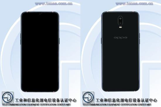 疑似OPPO R17新机（图片来自工信部）