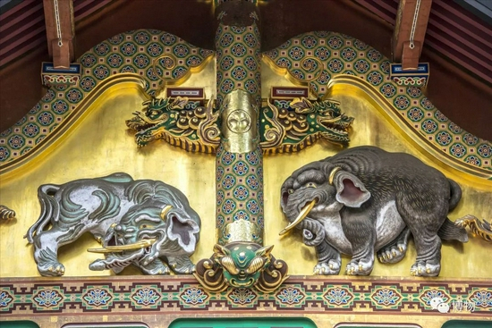 　　一座日本寺庙中的貘