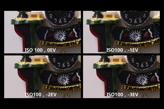 ISO 100宽容度测试