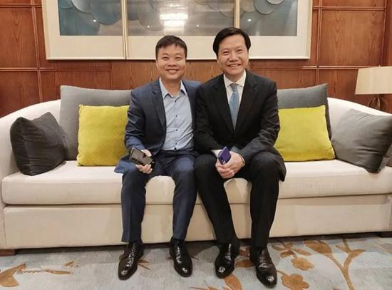 何小鹏和雷军，图源网络