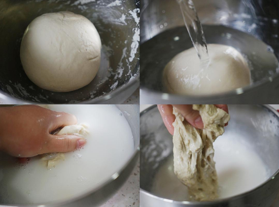 洗面筋，既是居家小实验，又是一种制作美食的方法&nbsp;来源 | 豆瓣