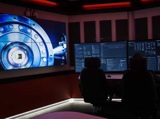 霍尼韦尔量子计算机的控制室。来源：Honeywell Quantum Solutions