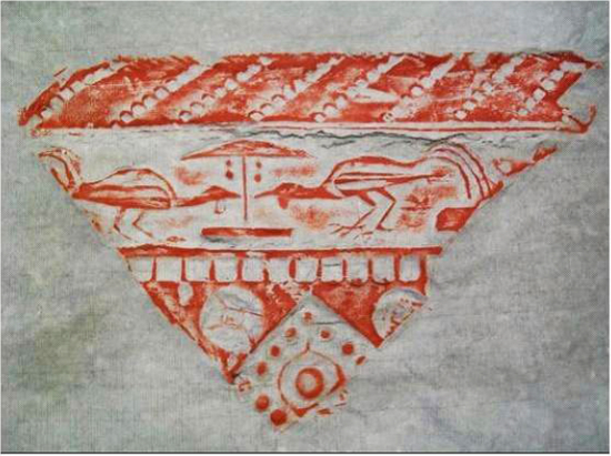 河南长葛西汉晚期画像砖上的斗鸡形象|参考文献[5]