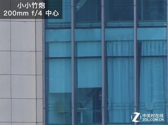 小小竹炮200mm全开锐度表现