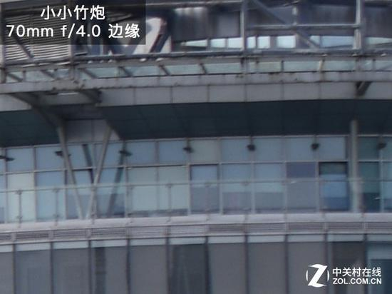 小小竹炮70mm下全开边缘锐度