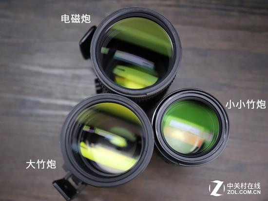三枚镜头镀膜差异