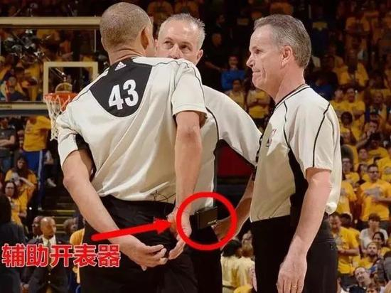 图4 NBA裁判使用的辅助开表器