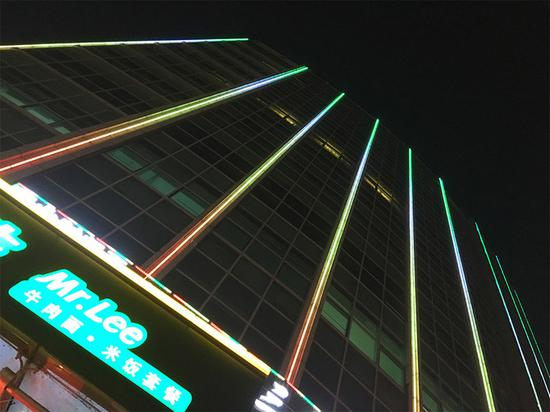▲iPhone 7拍摄的夜景样张