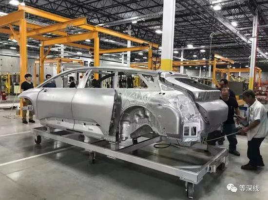 法拉第在美国的生产线 &nbsp;&nbsp;相关人士供图