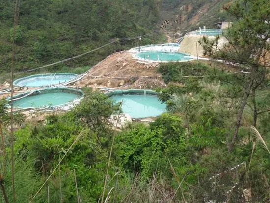 图8&nbsp;稀土原地堆浸废液池