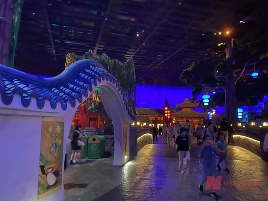 富含中国元素的园区&nbsp;图片来源：每经记者 毕媛媛 摄