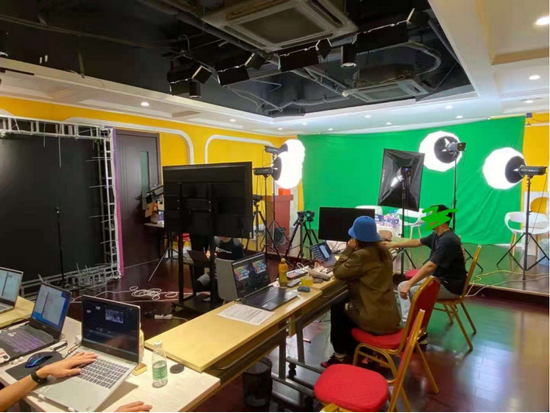 杭州某代播公司直播间播前准备