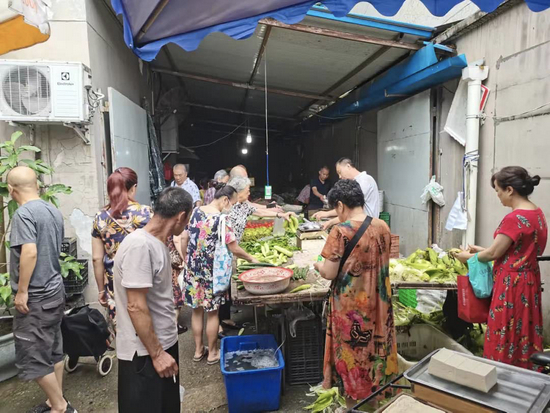 菽香里15号院内菜市场 　　图源“何志森mapping工作坊”公众号