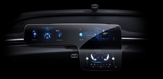 广汽蔚来合创车型车内交互 &nbsp;来源：广汽蔚来合创官网
