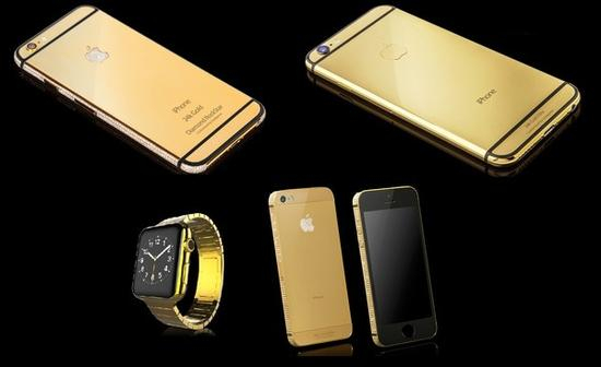 镀金iPhone、Watch