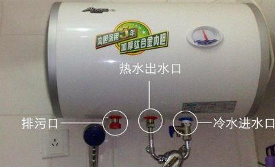 自带排污口的储水式热水器