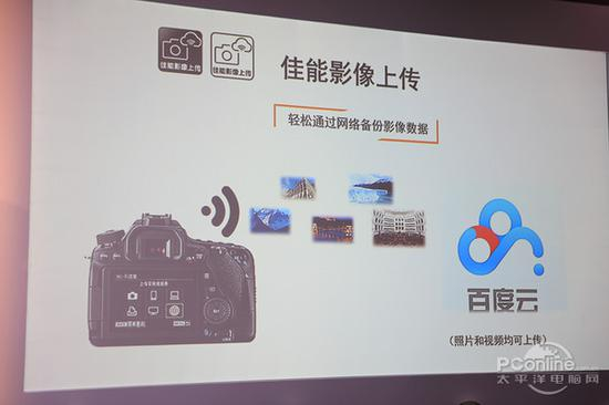 EOS 80D拍摄的照片或视频可直接上传百度云