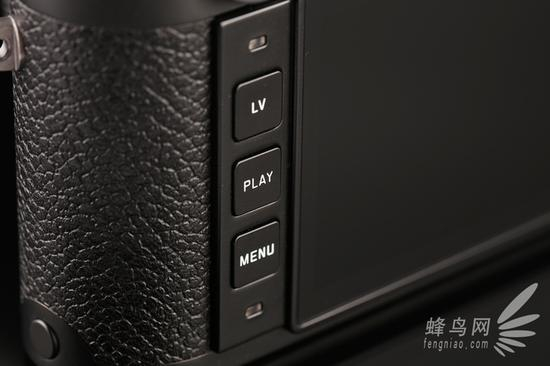 徕卡M10的机背按键设计非常简洁实用