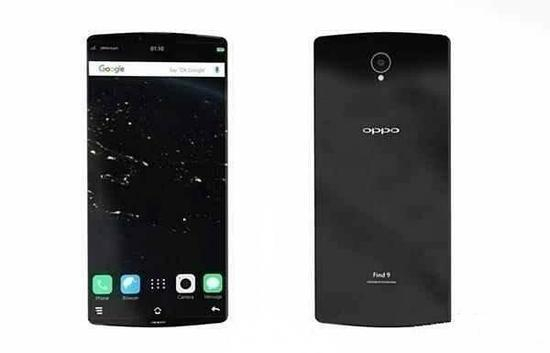 疑似&nbsp;OPPO&nbsp;Find&nbsp;9外观曝光（图片引自微博）