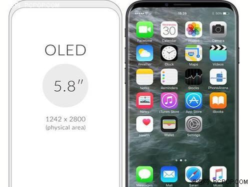 网传iPhone8将搭载OLED屏（图片来自网络）