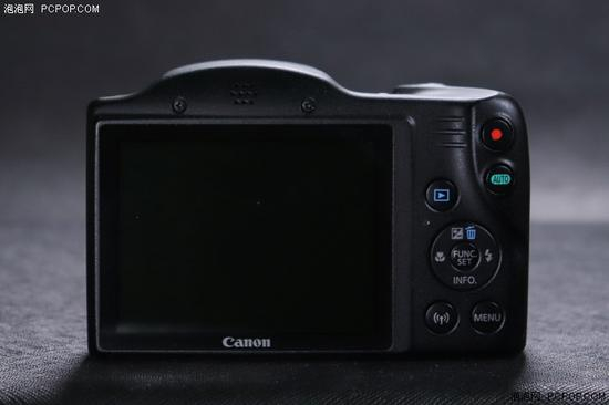 佳能PowerShot SX430 IS长焦相机机背，屏幕为3.0英寸23万像素