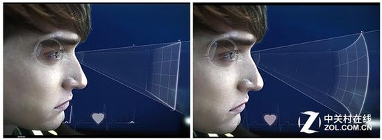 曲面屏更加贴合人眼的生理构造