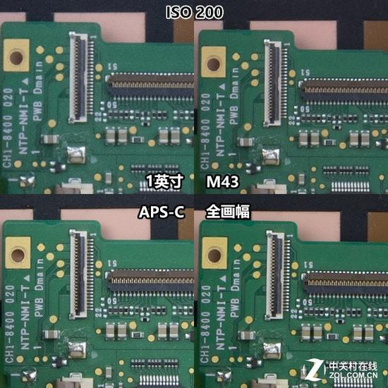 RAW下逐级感光度对比，感光度ISO&nbsp;200