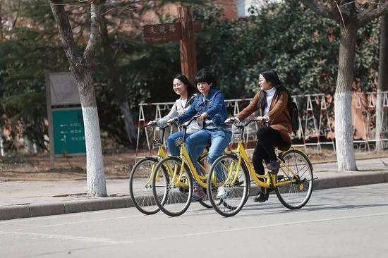  ▲在校园里运营的ofo。图/CFP&nbsp;