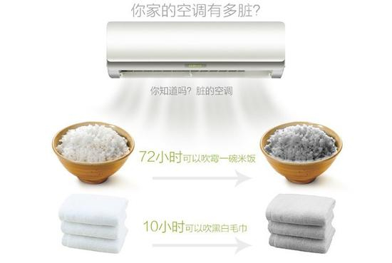 　　空调长期不清洁危害大