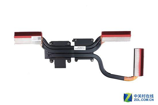 戴尔游匣Speed&nbsp;三铜管、三出风口、双风扇的散热模组设计