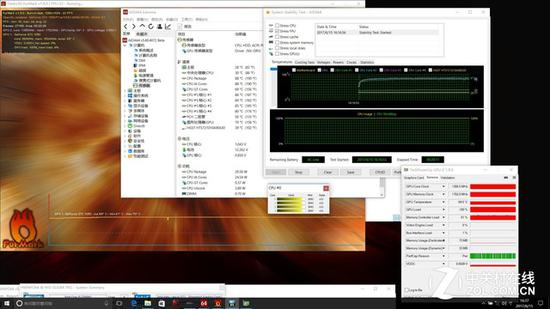 微星GL62整体温度稳定在90℃以下&nbsp;无降频